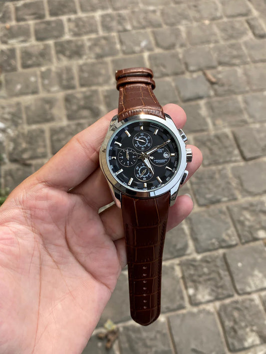 Tissot 1853 Chronograph Brown Leather Men's Watch