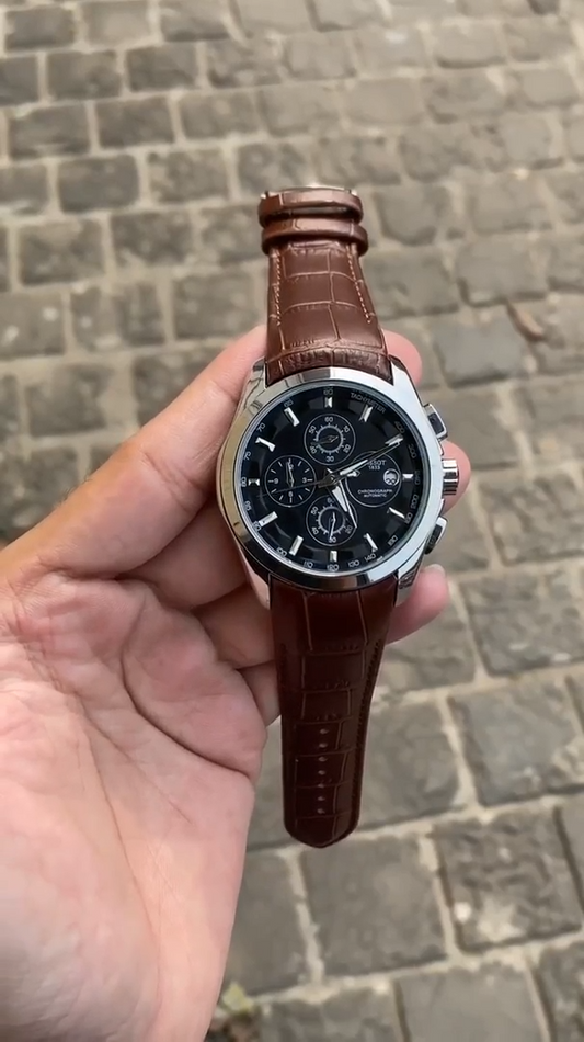 Tissot 1853 Chronograph Brown Leather Men's Watch