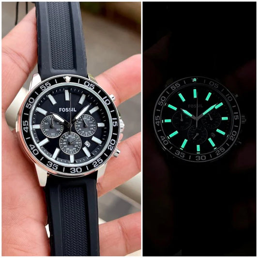 Fossil Men Black Analogue Watch
